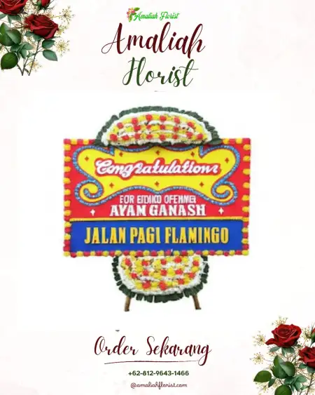 Sewa Papan Bunga Taratara